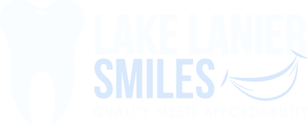 Lake Lanier Smiles Logo - white