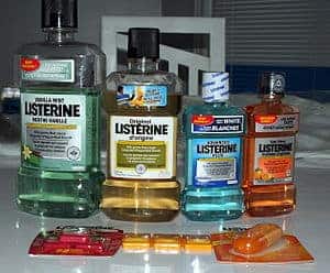 Listerine bottles